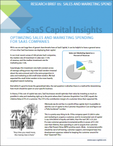 Optimizing Sales and Marketing Spending for SaaS Companies