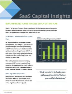 SaaS Employee Stock Option Plan Data