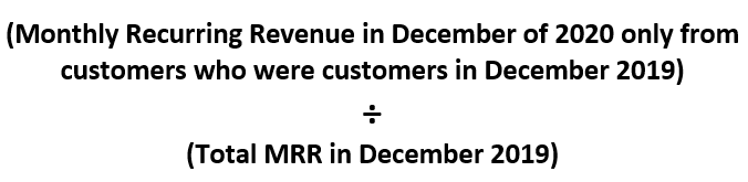 SaaS Retention Formula