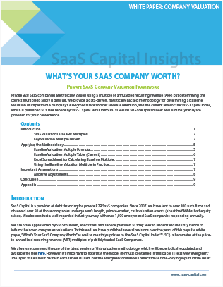 How to Value a SaaS Company 2026