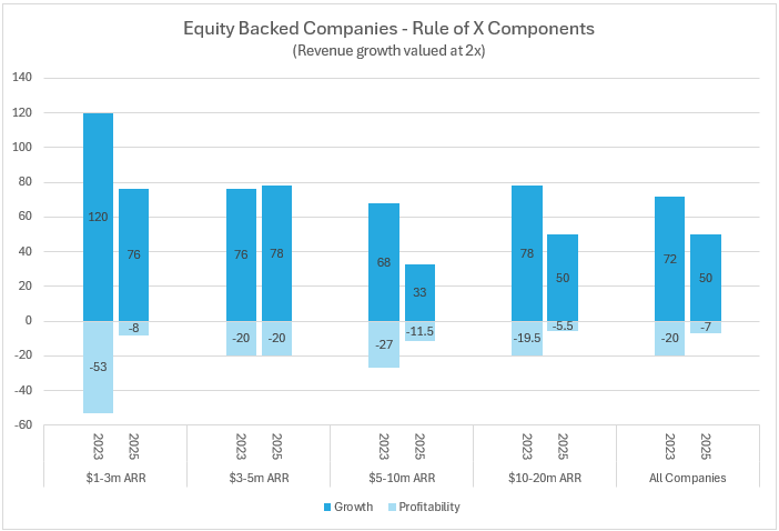 Equity-Backed Companies - Rule of X Components